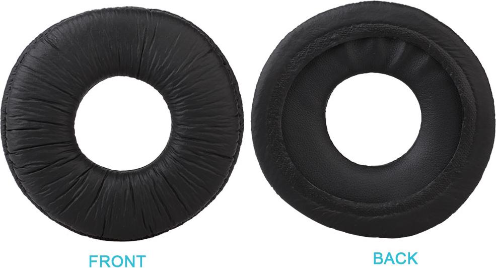 náhradné ušné vankúše 70MM čierne ušné vankúše, vysoká elasticita, odolné, skladovanie v počítači