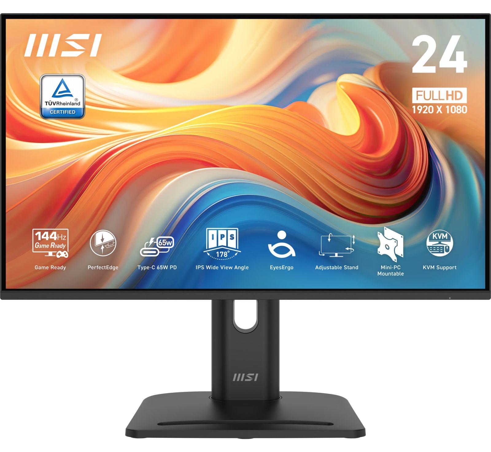 MSI Pro MP245PHG E14, 60,5 cm (23.8"), 1920 x 1080 px, Full HD, LCD, 4 ms, Čierna