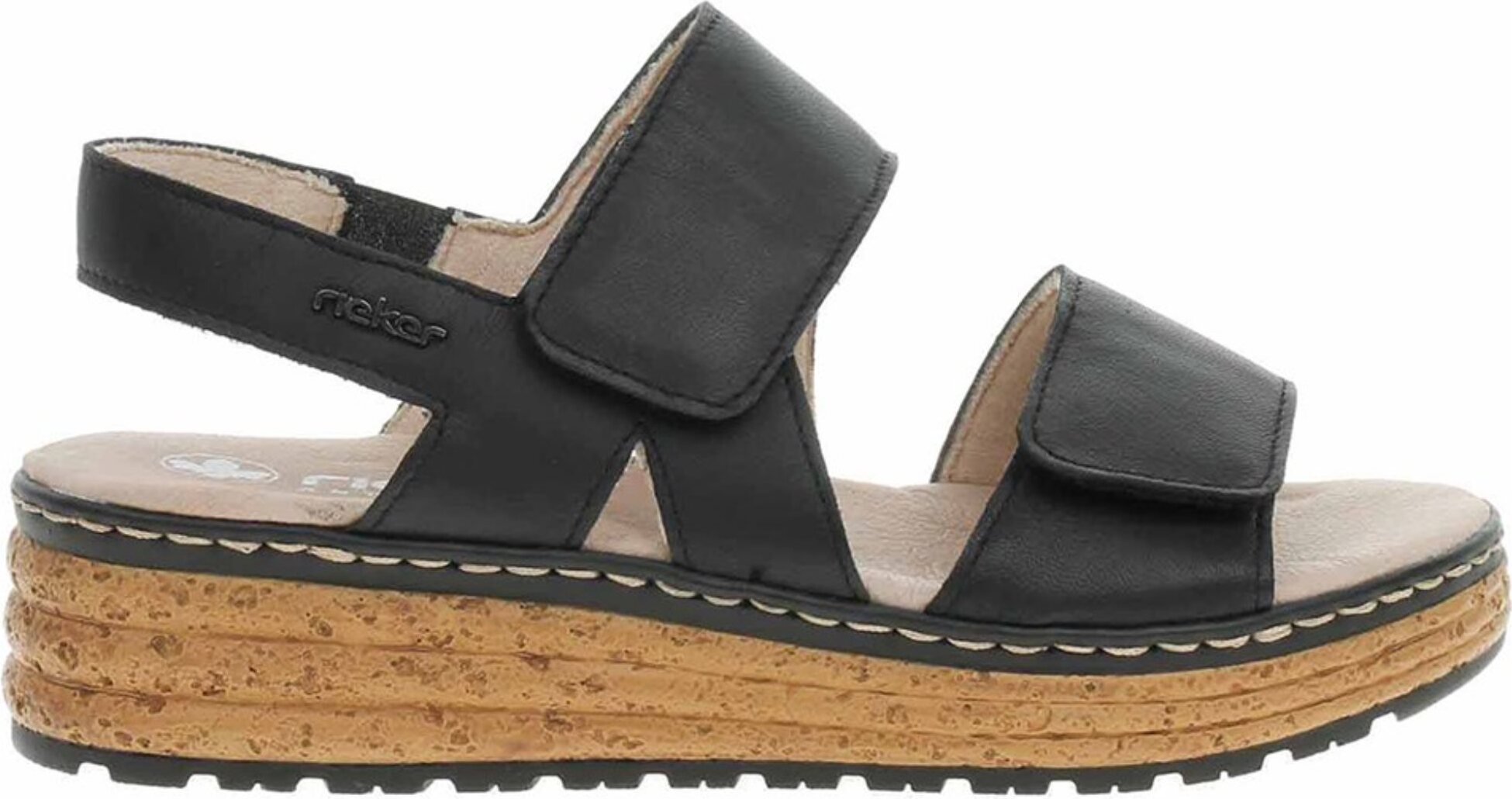 Damen Sandalen Rieker 62761-00 schwarz 37