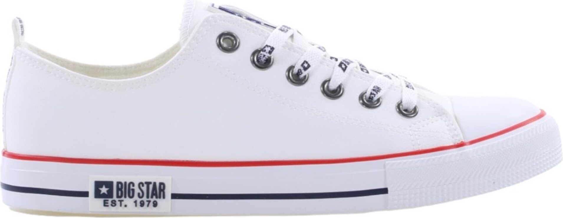 Big Star Herren Sneaker KK174046 in Weiß, aus Synthetik, leicht zu reinigen