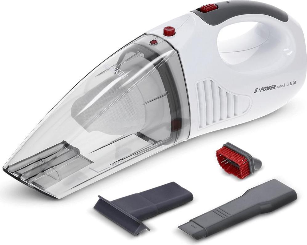 Handstaubsauger Akku Handsauger SEVERIN HV 7144 ohne Beutel S´POWER® home & car HV 7144 aus Kunststoff, rotweiß Handstaubsauger Akku Handstaubsauger Tischstaubsauger Akkusauger Handsauger 7144000