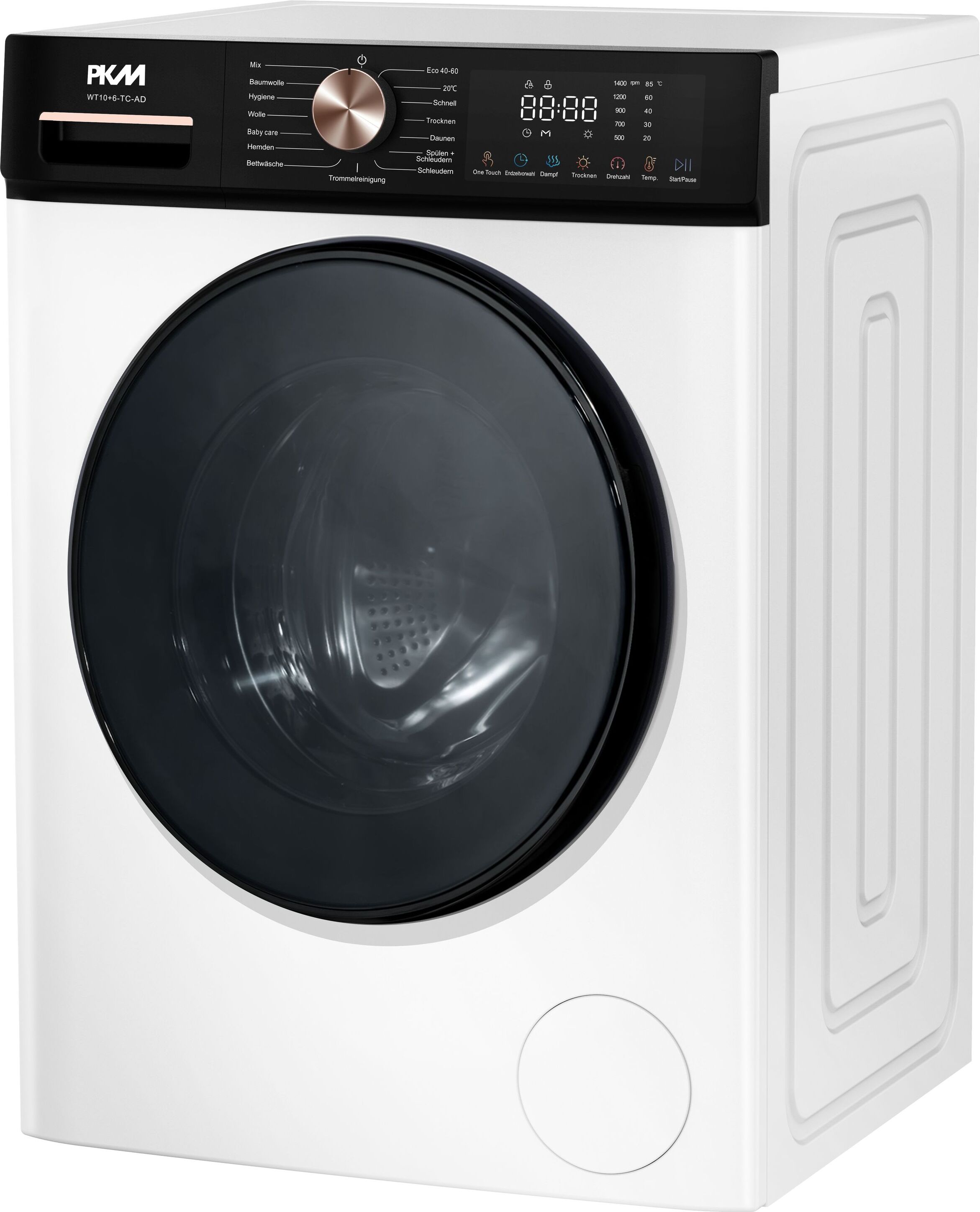 PKM WT10+6-TC-AD Waschtrockner, 10 kg Waschen, 6 kg Trocknen