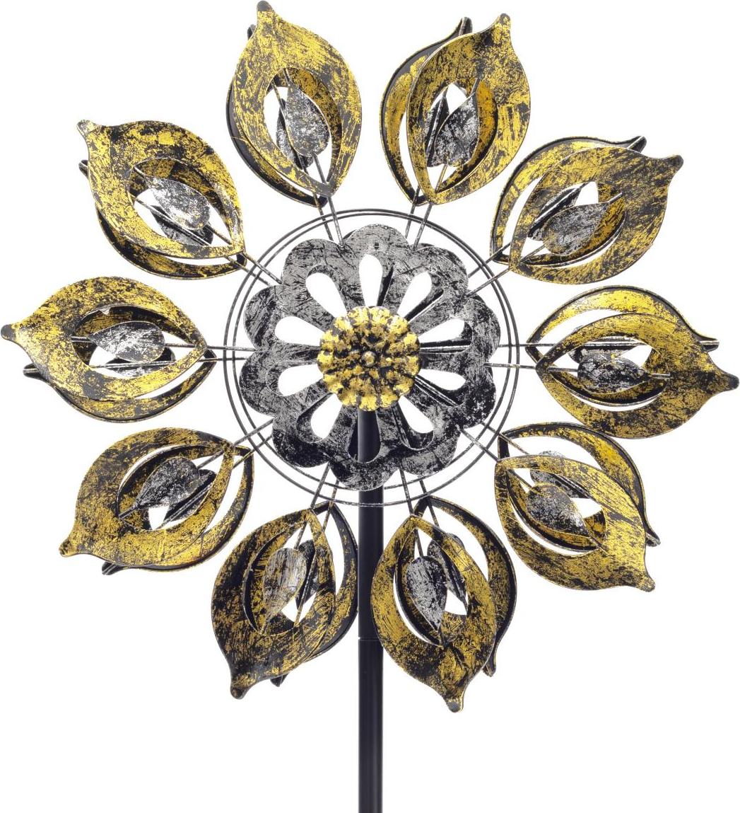 Hafix Windrad Windspinner 'Windgold' Windmühle 1,80m