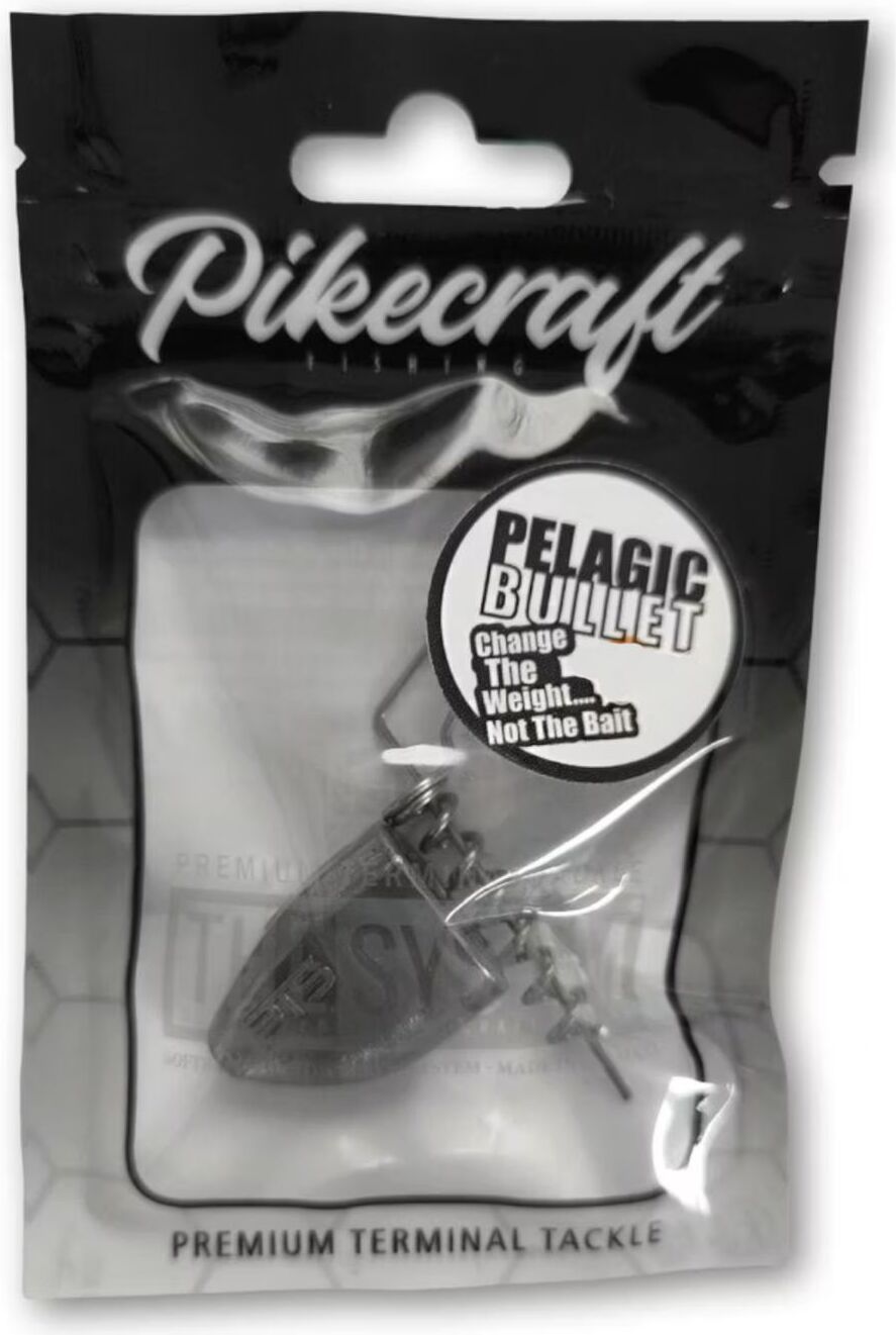 Pikecraft Fishing Pikecraft Pelagic Bullet 50gr Screw & Weight 1pcs Rig System 1324-PELAGIC-BULLET-50