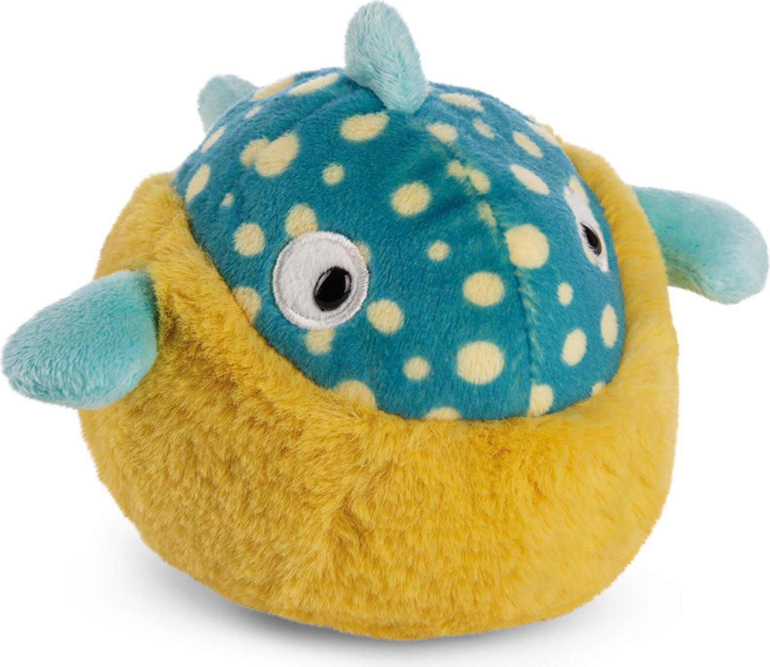 Nici Kuscheltier Kugelfisch Volker 15 cm gelb/blau Plüschfisch 49787