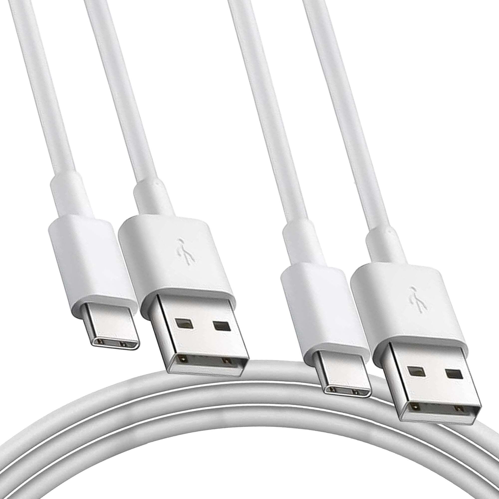 Rýchlonabíjací kábel USB-C 1m/2m - Power Delivery, USB-A alebo Type-C na Type-C, 1/2/3/5/10 kusov pre Samsung, iPhone, iPad, MacBook, Android a ďalšie - USB Type-C 1 meter / 2 kusy
