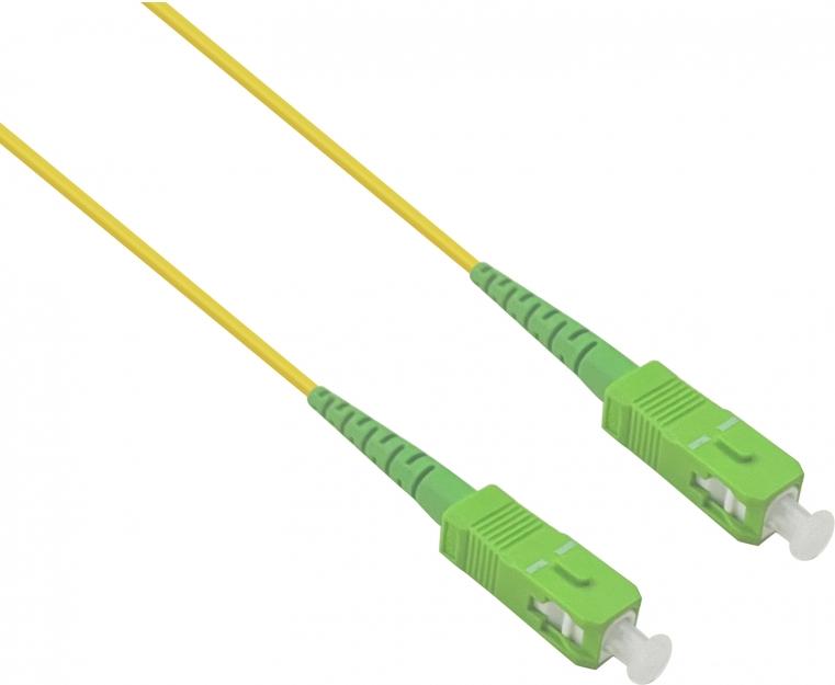 Helos 372022 Helos LWL Patchkabel SC/APC-SC/APC 1m gelb