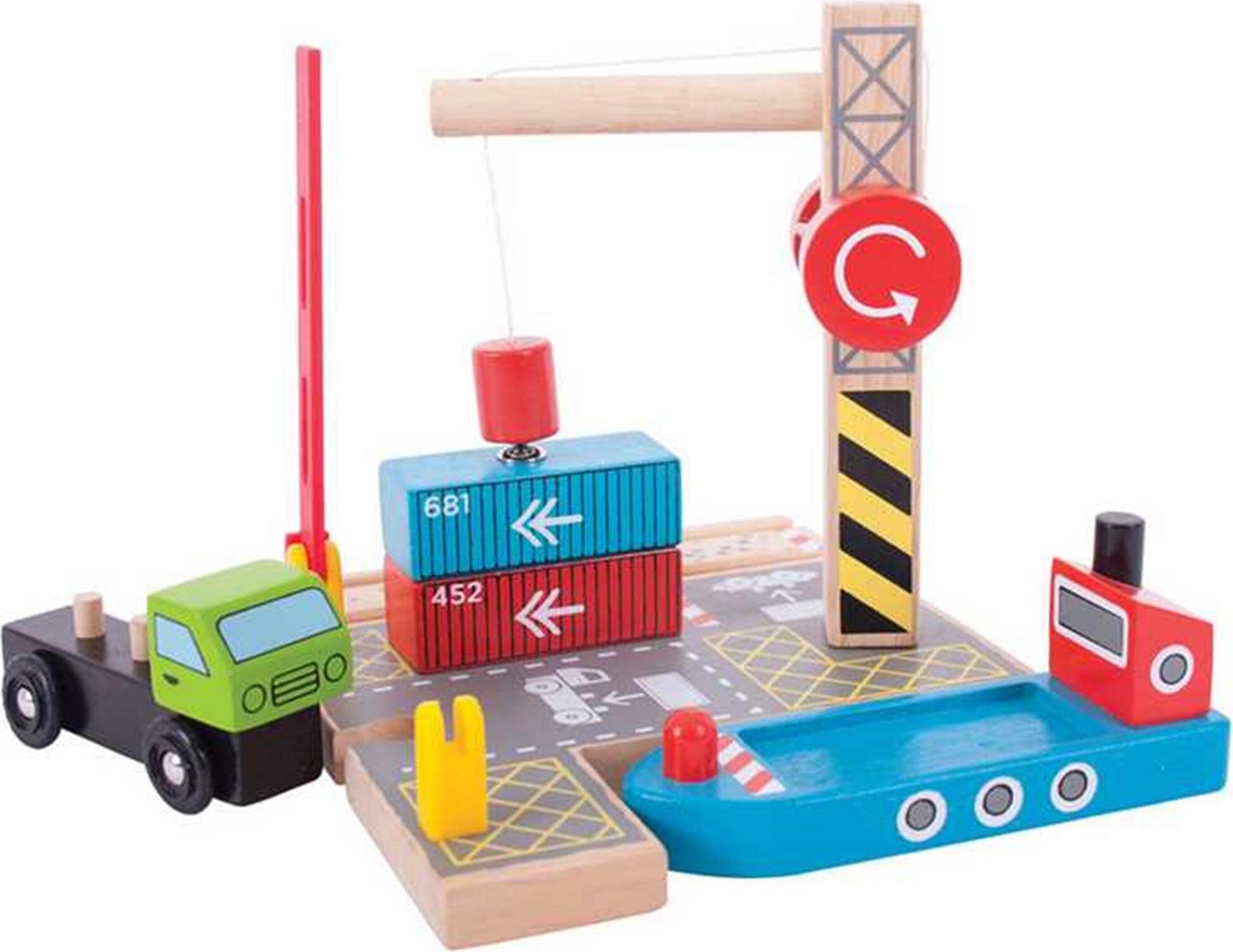Bigjigs Rail Containerumschlagplatz BJT254