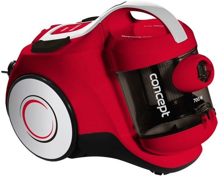 Concept VP5075, 700 W, Zylinder-Vakuum, Trocken, Beutellos, 1,5 l, Zyklonal