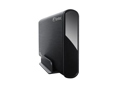 Fantec DB-ALU3-6G Laufwerksgehäuse - USB 3.0 Host Interface Extern - Schwarz - 1 x Gesamtschacht - 1 x 3,5" Schacht 1659