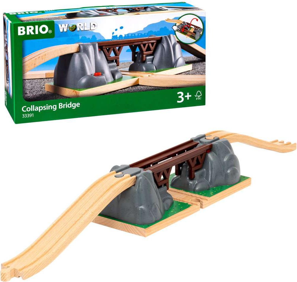 BRIO® WORLD Plaque tournante mécanique pour circuit de train bois 33361 pas cher