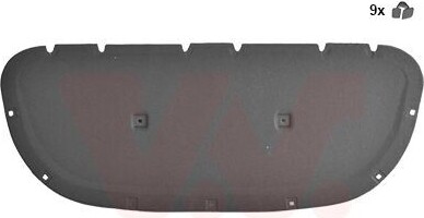 VAN WEZEL 5776460 Motorraumdämmung für VW SHARAN (7N1, 7N2) Motorraum Motorhaubendämmung