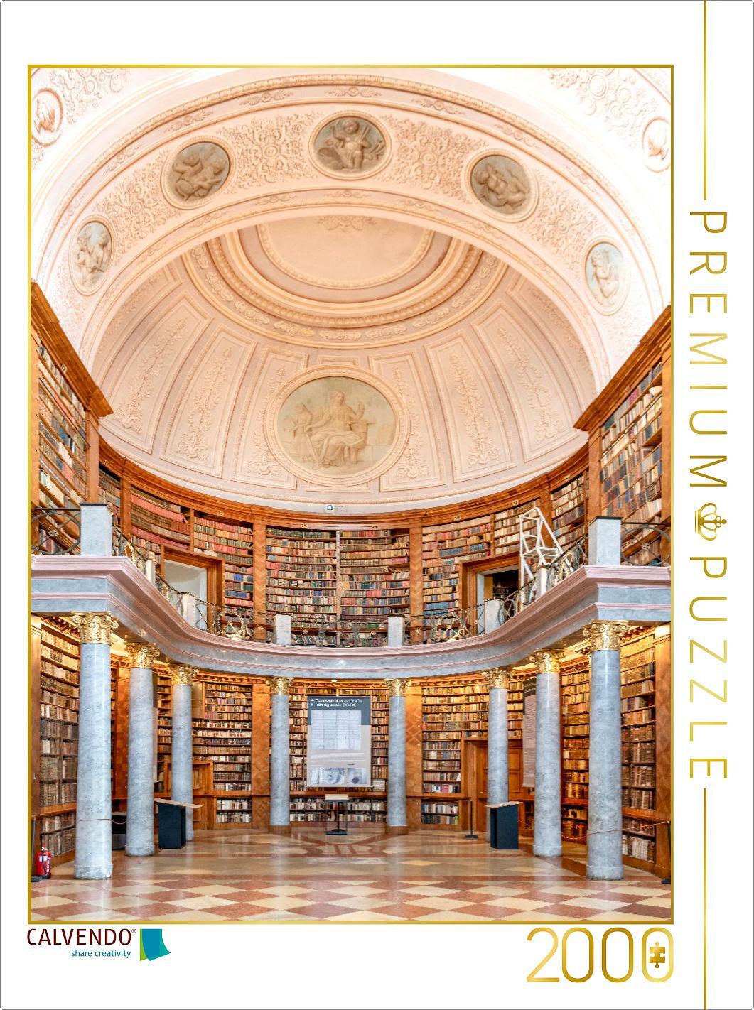 CALVENDO Puzzle Bibliothek der Benediktiner-Abtei in Pannonhalma | 2000 Teile Lege-Größe 90x67cm Foto-Puzzle für glückliche Stunden