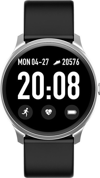 SMARTWATCH UNISEX G. Rossi SW010-5 silver/black (sg005f)