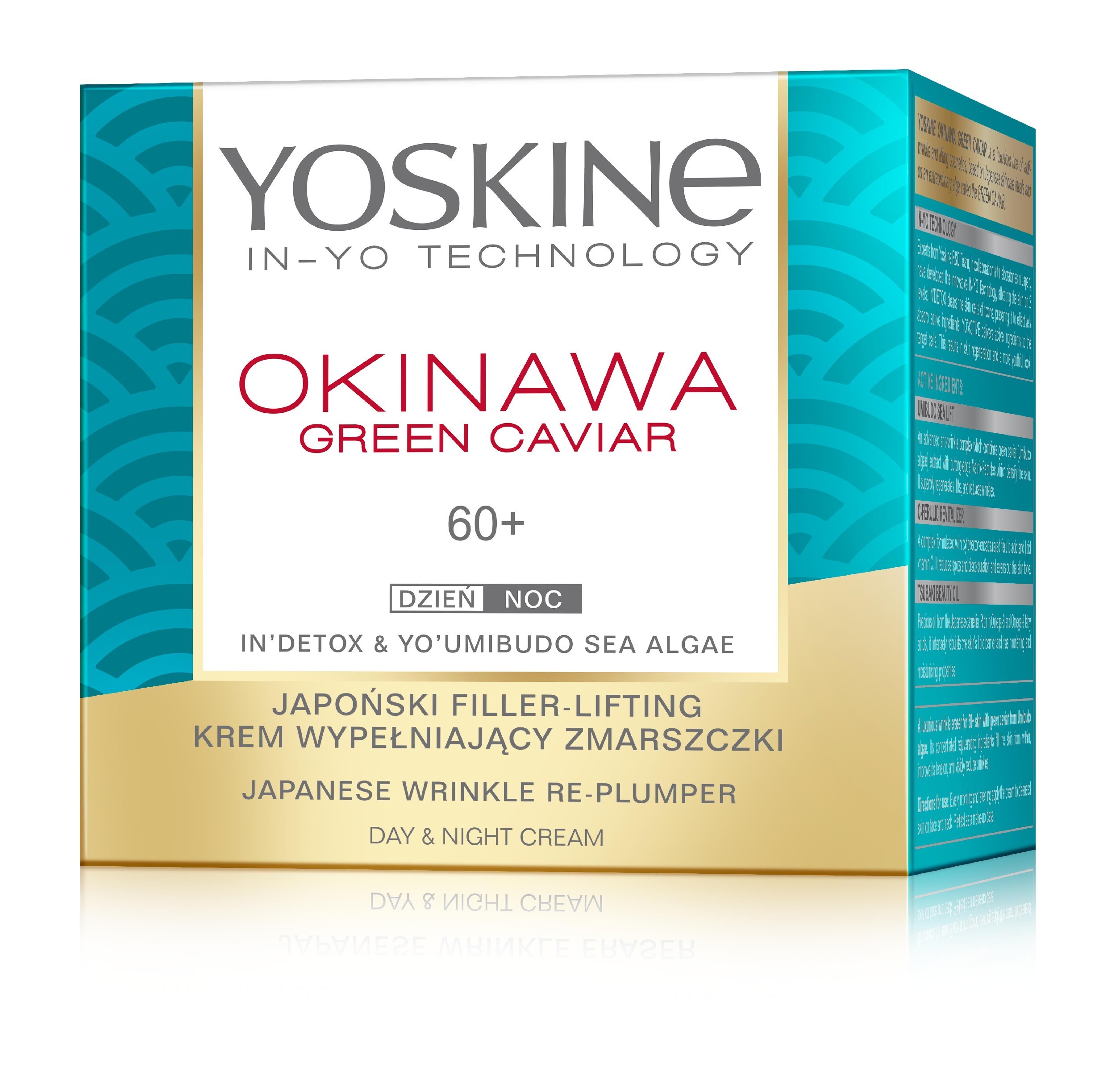 Yoskine Okinawa Green Caviar Denný a nočný krém na tvár 60+ 50ml