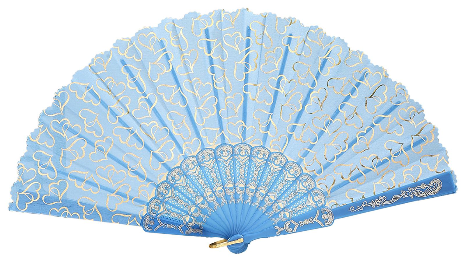 Bremen Faltfächer mit Herzmuster im chinesischen Stil, hohle Rippen, Stofffächer, tragbarer Kühlfächer, Requisite für Tanzpartys und Bühnenauftritte 4736617