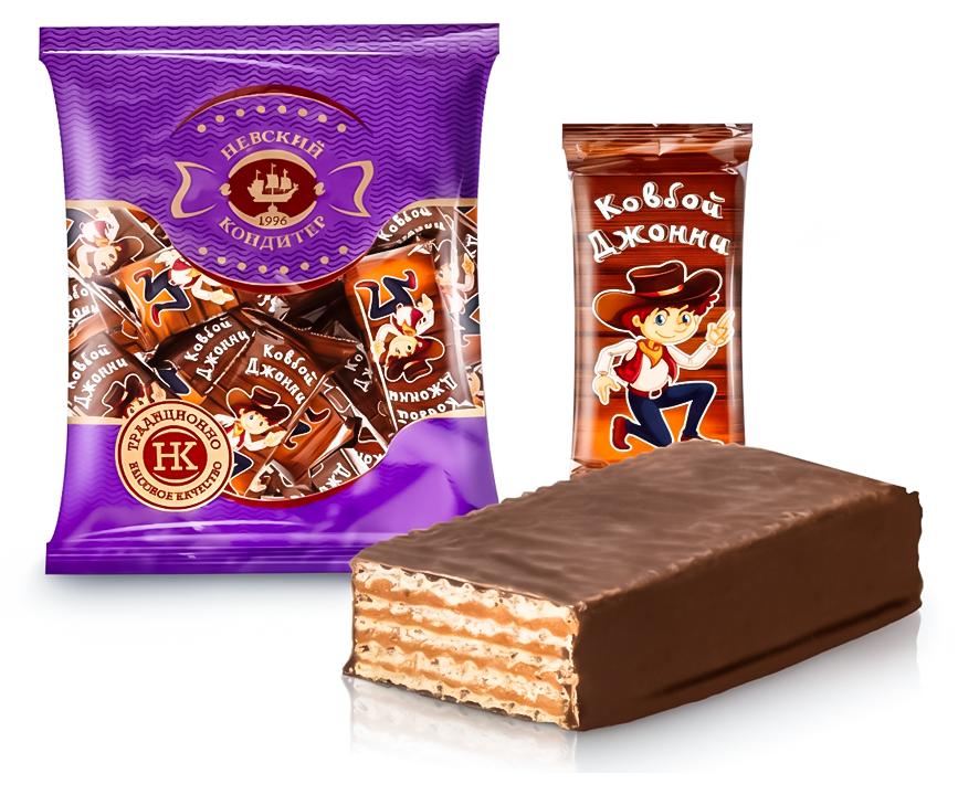 Newskij Konditer Schokokonfekt - Cowboy, Nevskij Konditer, 500 g 8367