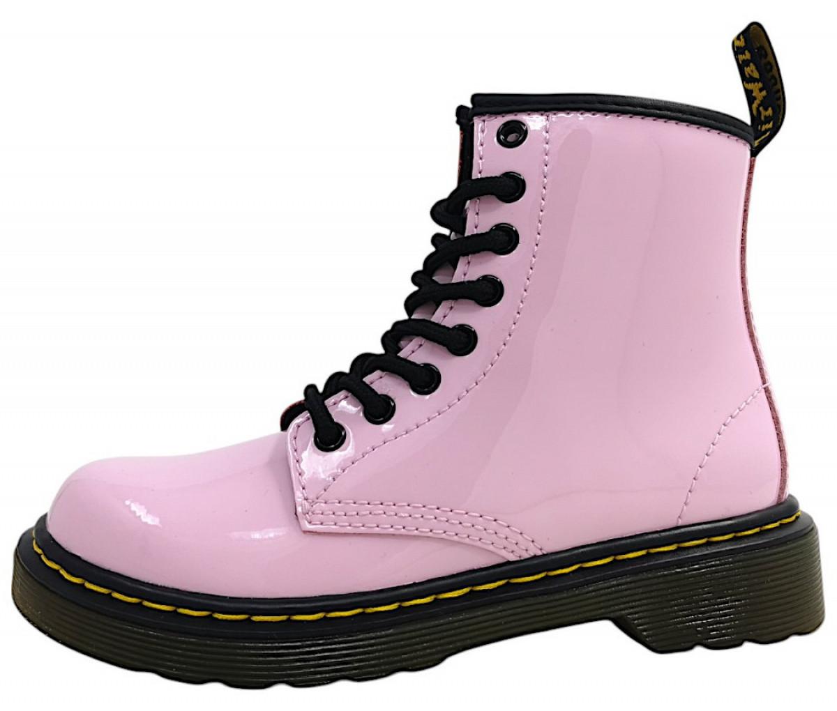 Dr. Martens Delaney Patent Schnürstiefel Rosa in Gr. 35 26601322