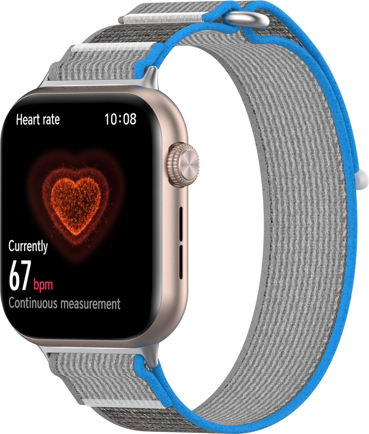 Pre Honor Watch 5 Nylonová elastická pracka so suchým zipsom Náhradný remienok Blue