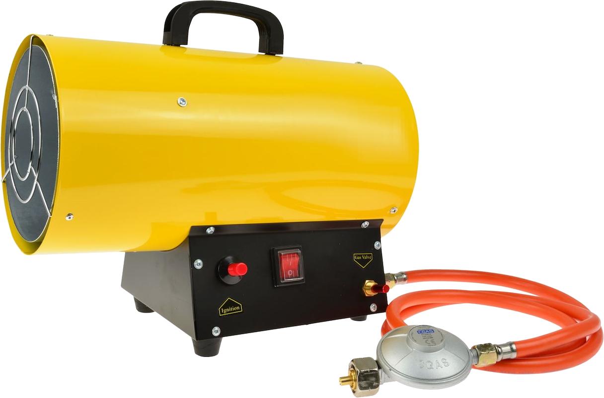 MARPOL | Plynový ohrievač, s regulátorom, hadica 15 kW, plynový ohrievač, vykurovacia pištoľ, sálavý plynový ohrievač, stavebný ohrievač, plynový ohrievač, sálavý ohrievač, teplovzdušný generátor, ohrievač s ventilátorom