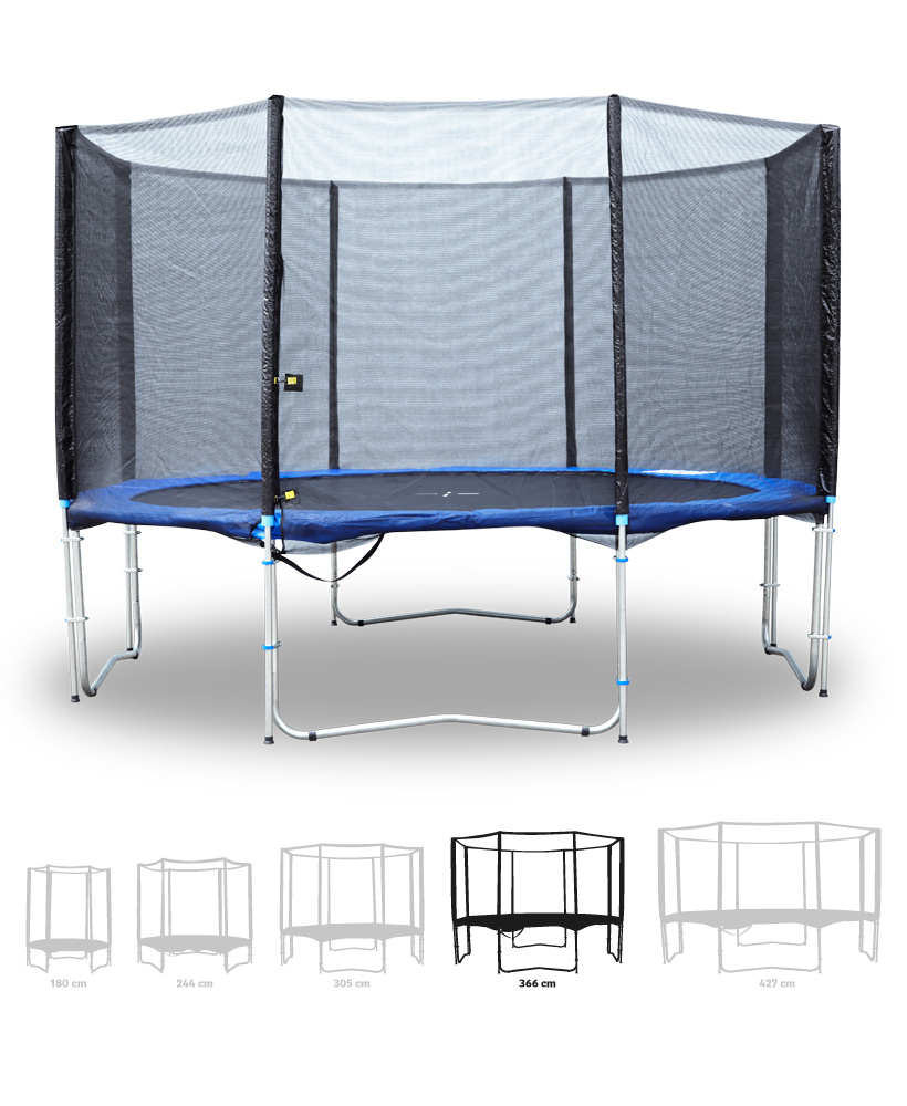 Trampolína 366 cm + ochranná sieť