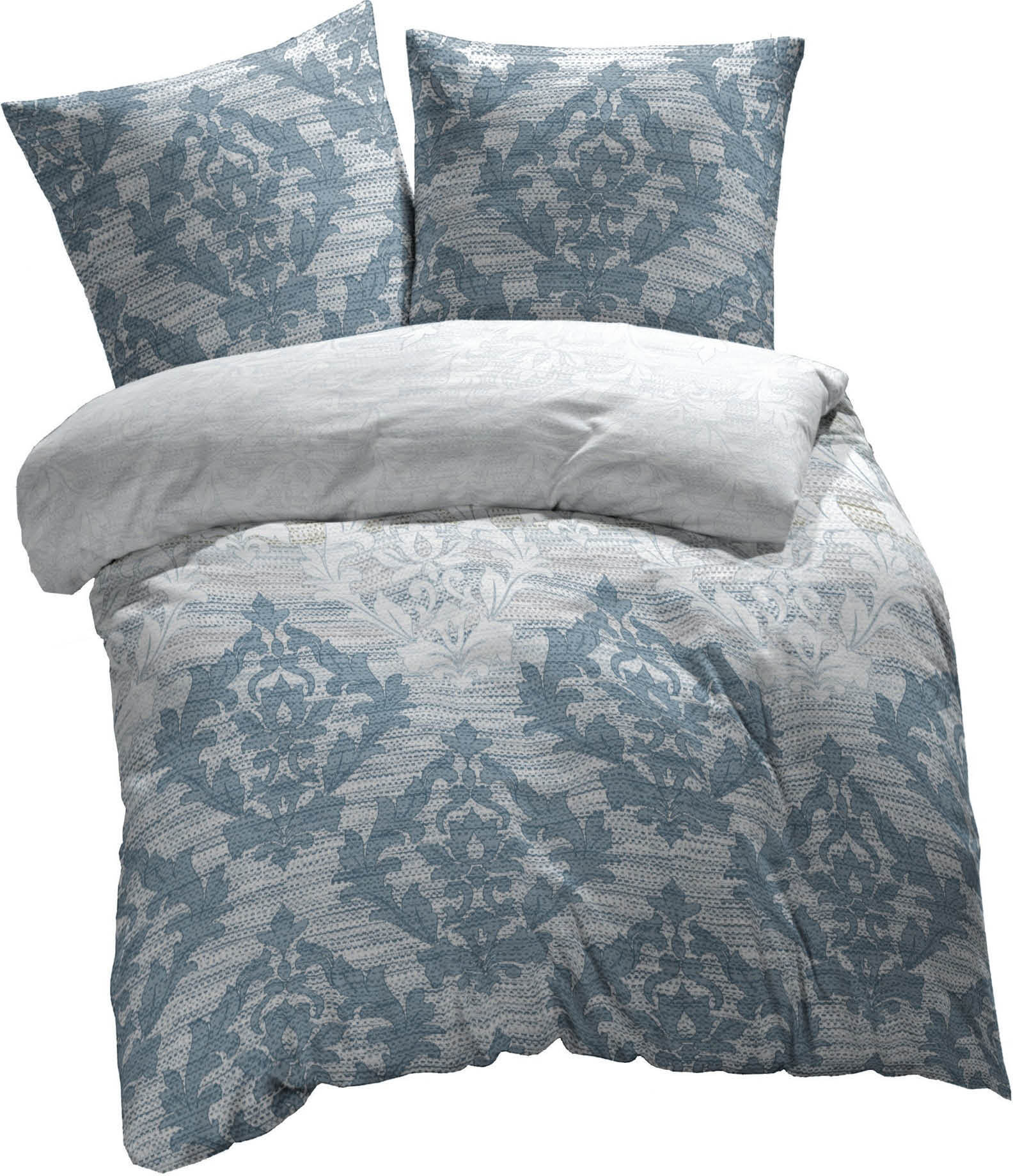 Atmosphera Bettwäsche Ikat 240x220cm - Bunte Design-Bettwäsche