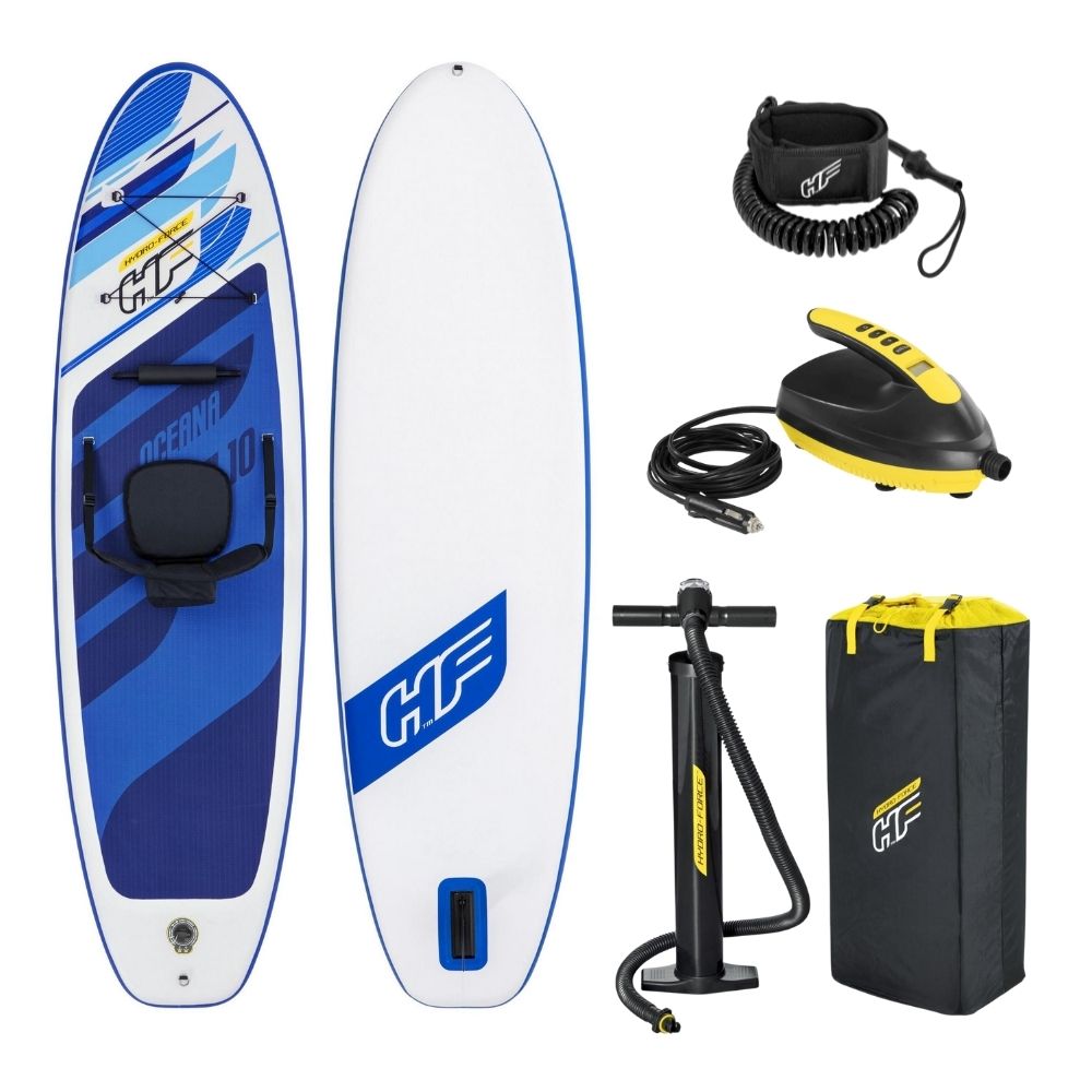 Bestway Sup Board - Hydro Force - Konvertibilný set a elektrická vzduchová pumpa SUP 12V