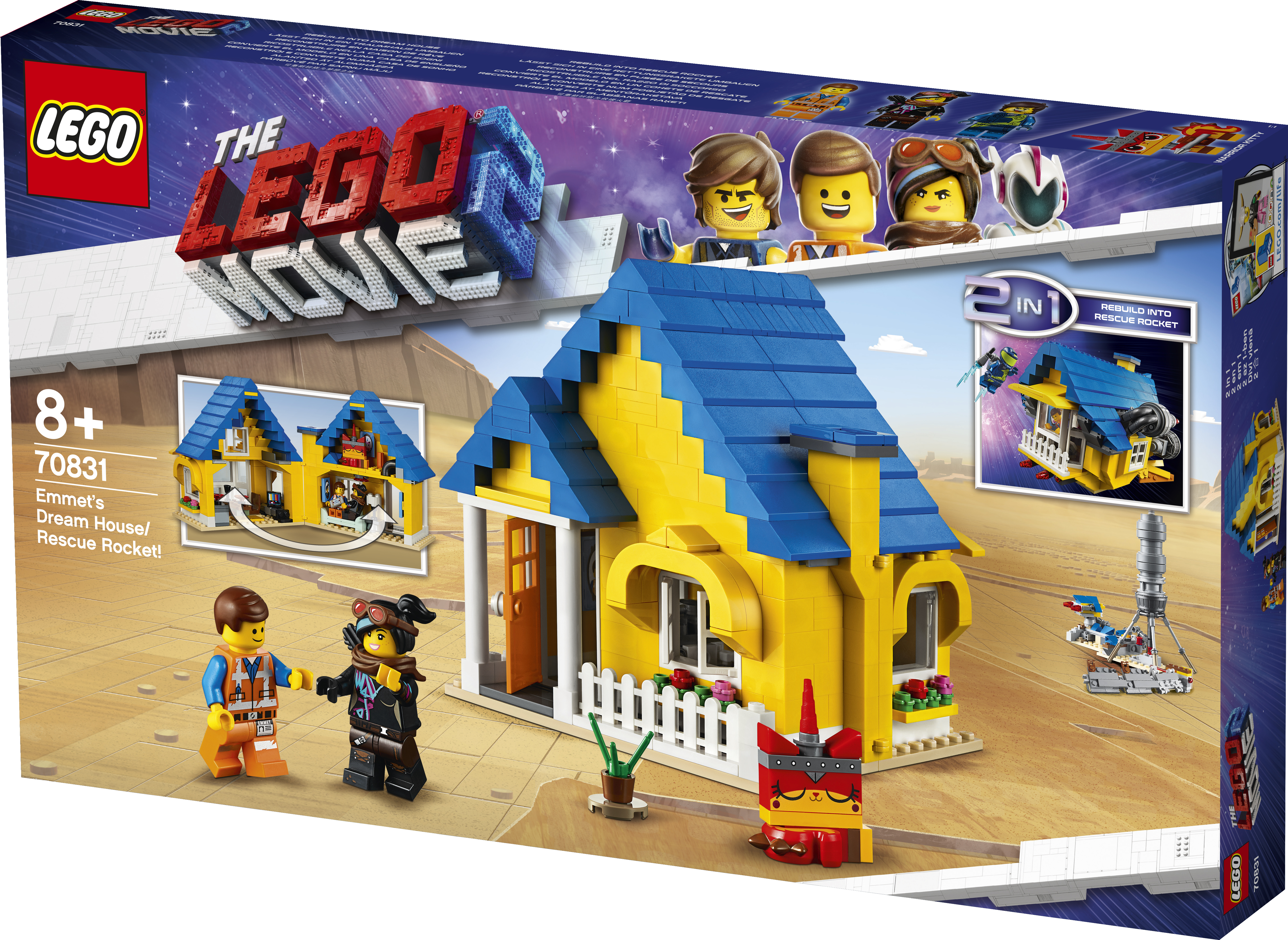 The LEGO Movie™ 2 Emmets Traumhaus/Rettungsrakete!, 70831