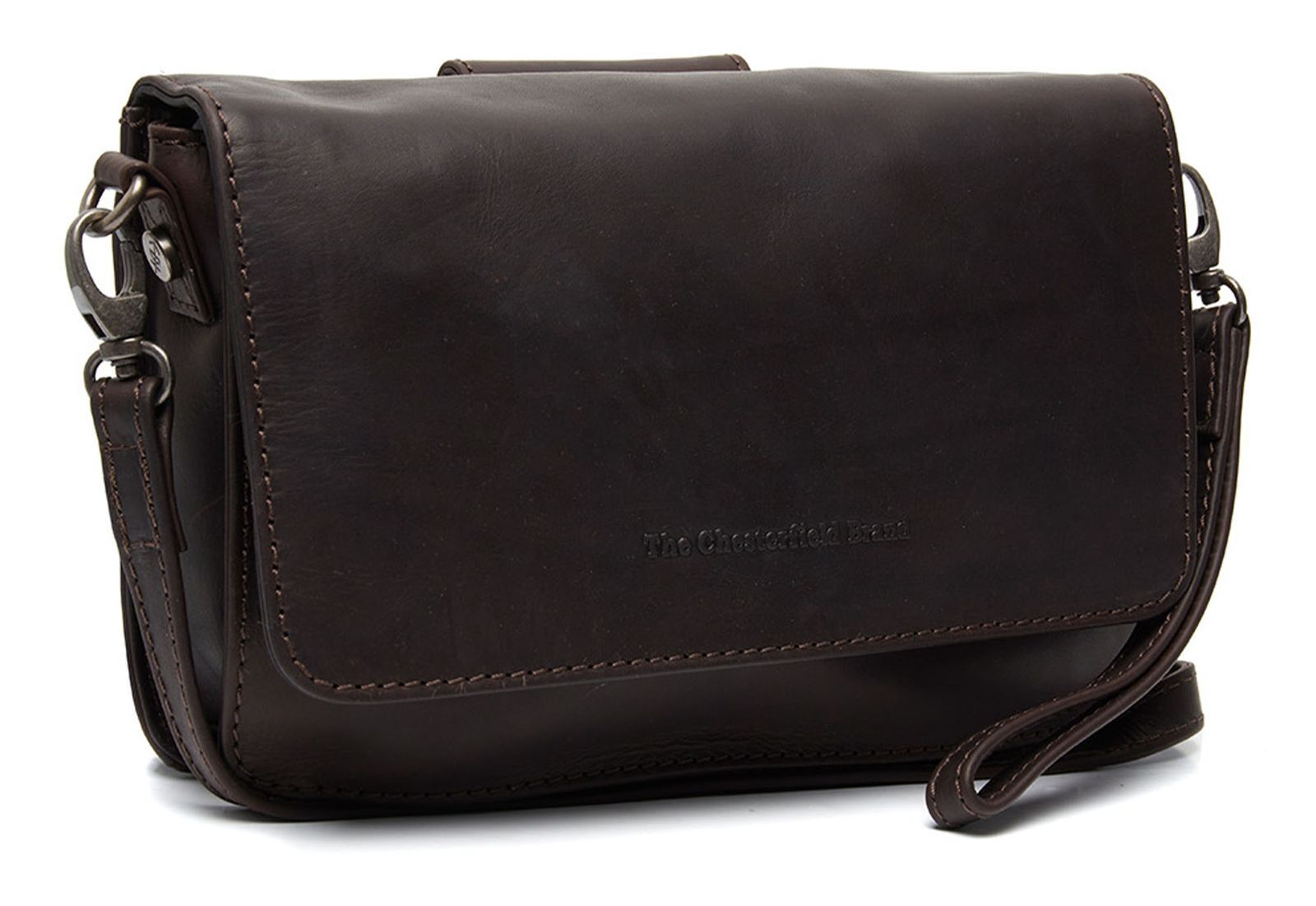 The Chesterfield Brand C48.1308 Upsala Crossbody Wax Pull Up Leder 01 braun C48.130801