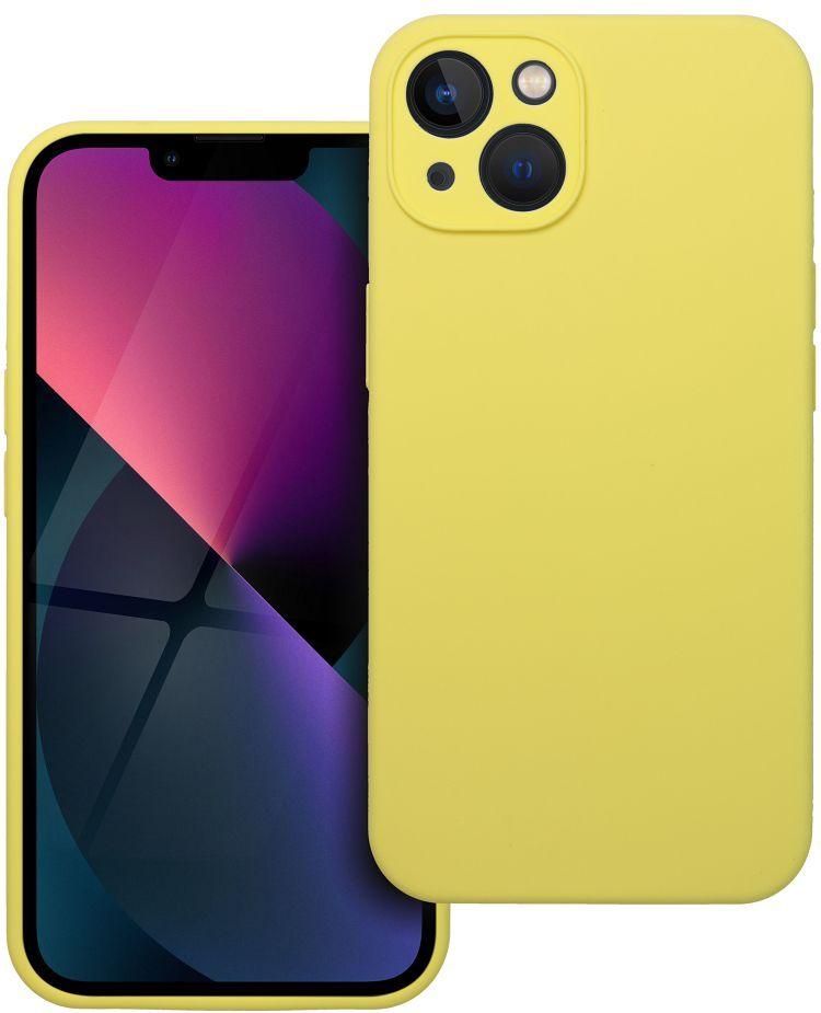 SILIKÓNOVÝ 2mm kryt na mobilný telefón vhodný pre IPHONE 13 žltý