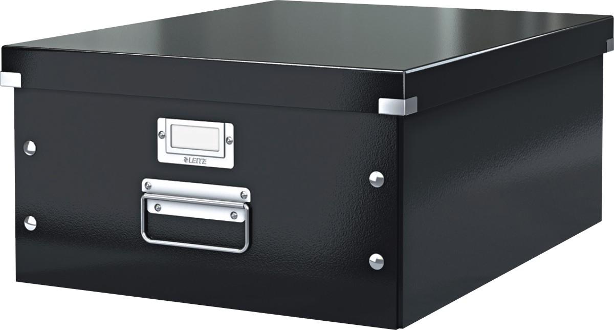 Leitz Ablagebox Click & Store A3 schwrz Packung mit 6 Stück 6045-00-95