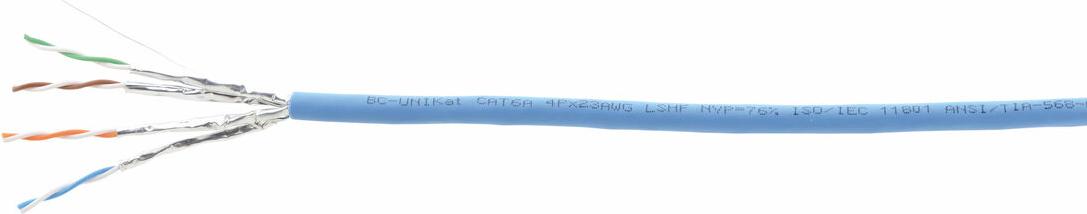 23 awg u/ftp cat 6a bulk cable optimiert für kramer dgkat, hdbaset und lan-anwendungen BC-UNIKAT/LSHF-305M