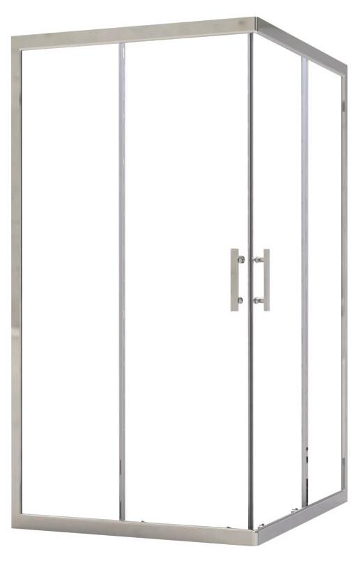 ONDEE ZEN - EKLA-Duschkabine - Eckausführung - Chromausführung - 80 x 185 cm
