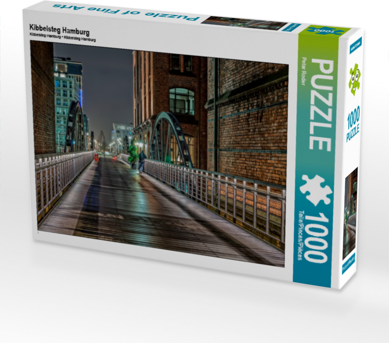 CALVENDO Puzzle Kibbelsteg Hamburg | 1000 Teile Lege-Größe 64x48cm Foto-Puzzle für glückliche Stunden