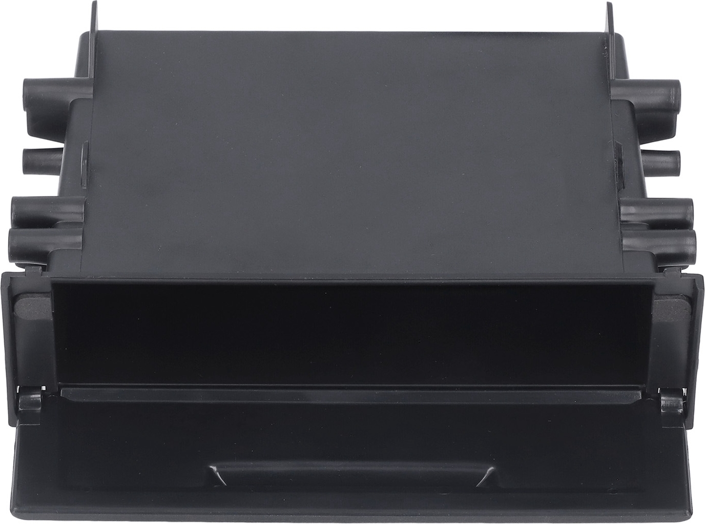 1DIN Car Radio Storage Box Multi Application ABS Black