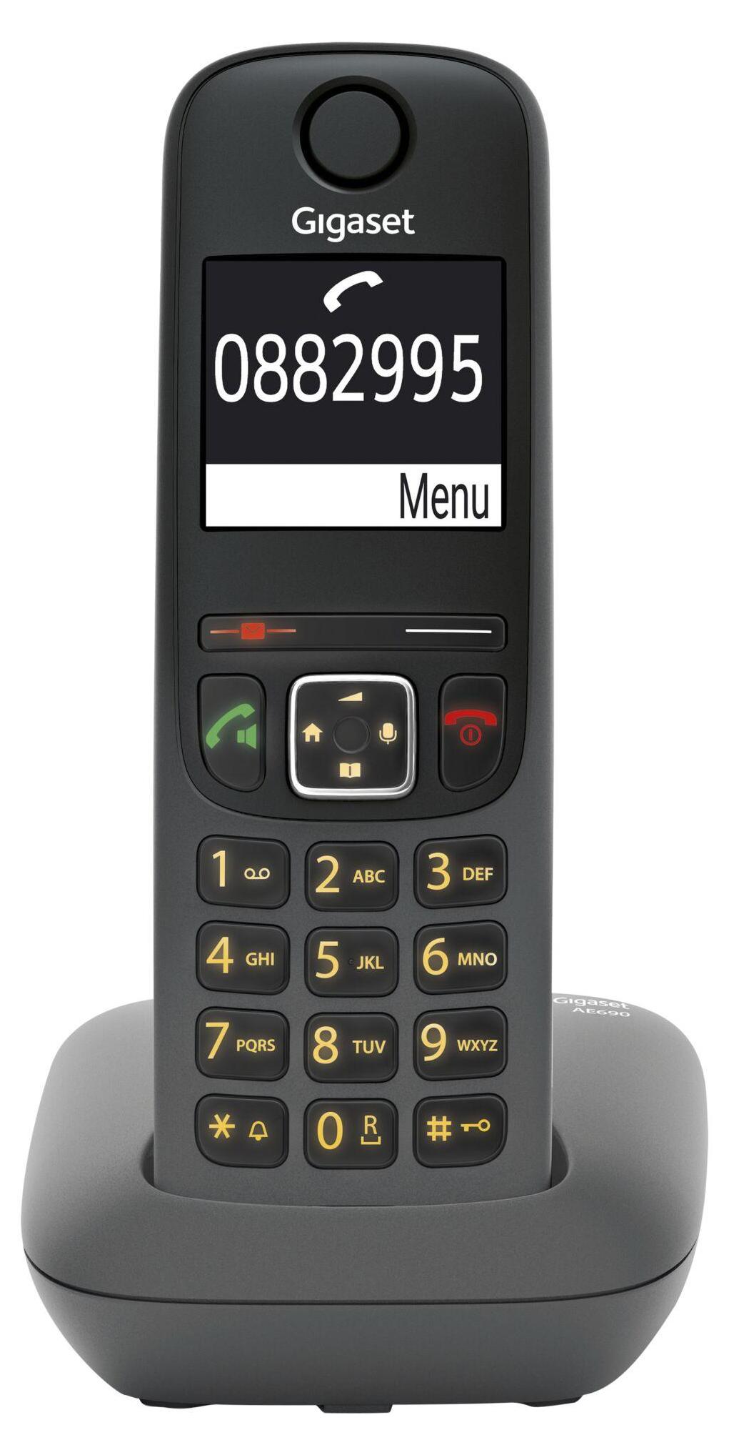 Telefono Fisso Con Cordless Espandibile – ID Chiamante, Vivavoce Full Duplex E Tastiera Retroilluminata
