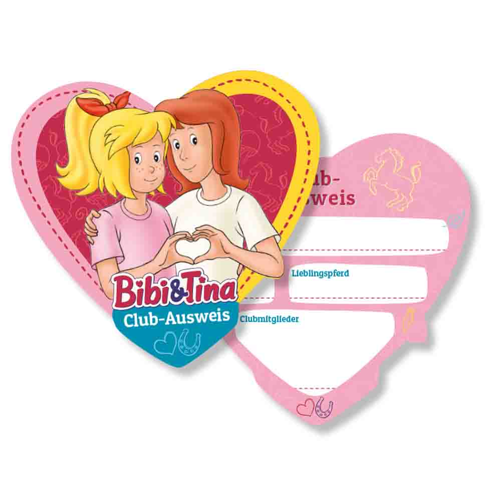 dh-Konzept 6 Bibi und Tina Club-Ausweise 18458