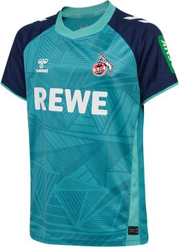 Hummel 1Fck 24/25 3Rd Jersey S/S - Pagoda Blue - S 226405-7851