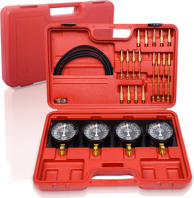 Fiqops 4 Vergaser Synchrontester 4 Synchronuhren Synchrontestgerät Einstellen RL-BN7034-1-DC