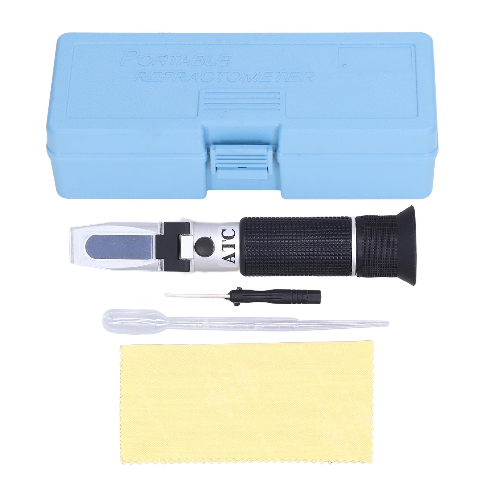 Cocosity Brix-Refraktometer, Messgerät mit zwei Skalen, Handmessgerät für Zuckerbrauen HT113
