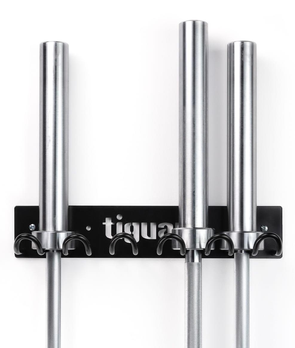Tiguar Langhantelhalter Wand | Bar Hanger für 5 Langhanteln NEW-1193