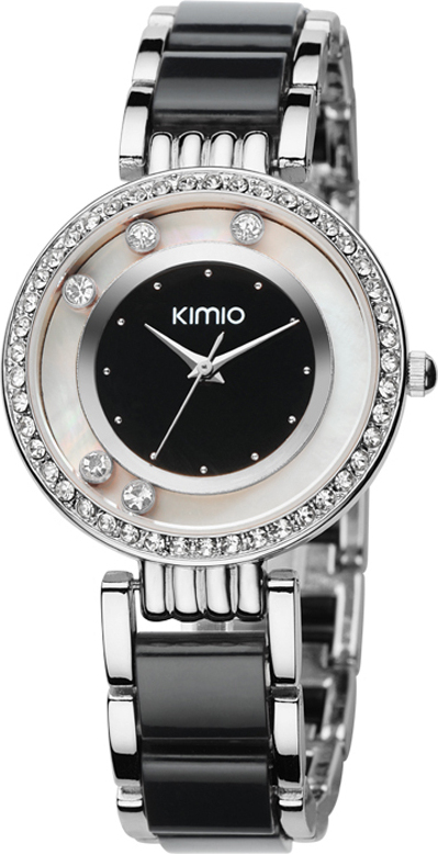 Hodinky KIMIO Prestige - Čierna/Strieborná KP1360
