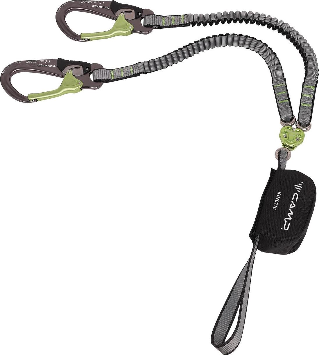 CAMP KINETIC GYRO REWIND PRO Klettersteigset grau 3355
