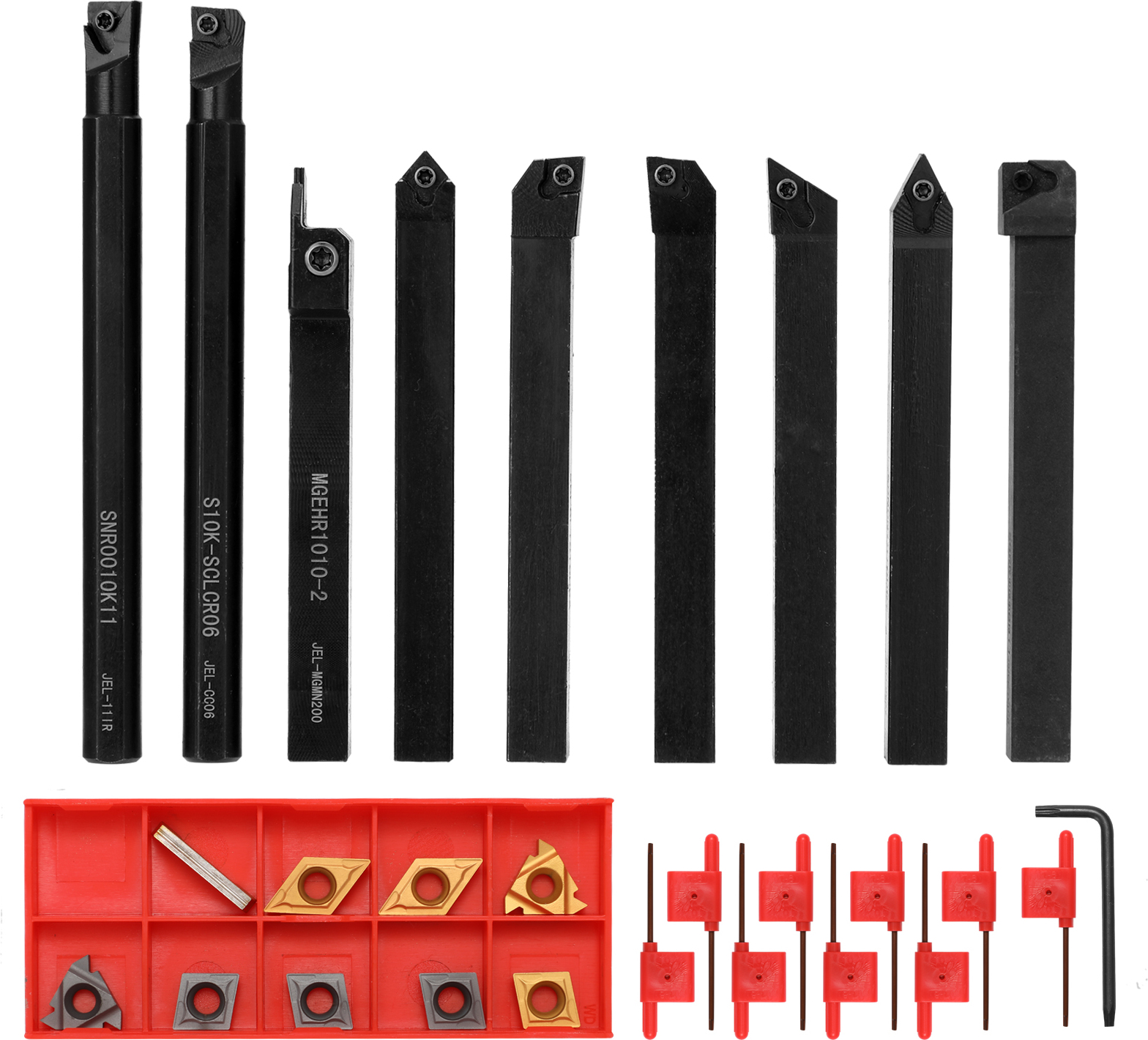 Držiak pre frézovacie nástroje s vysokou tvrdosťou Vysokorýchlostný rezný účinok Sústruh s doštičkou a kľúčom