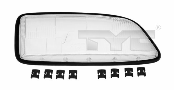 TYC Scheinwerferglas Lichtscheibe Hauptscheinwerfer 20-5484-LA-1 Links für VOLVO V70 I (875, 876)