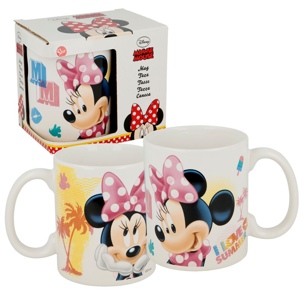 in Geschenkpackung Joy Toy 736095 aus Melamin: 2 Teller und 1 Tasse Disney Mickey Mouse 3-teilig Set