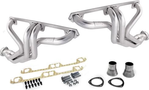 Hedman Hedders Fächerkrümmer Header AMC V8 innenliegend Abgas Krümmer silber Jeep CJ 72-86 99208