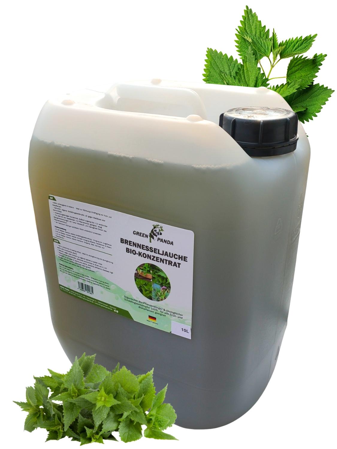 GreenPanda Brennnessel Jauche 10 Liter - Brennnessel Sud -