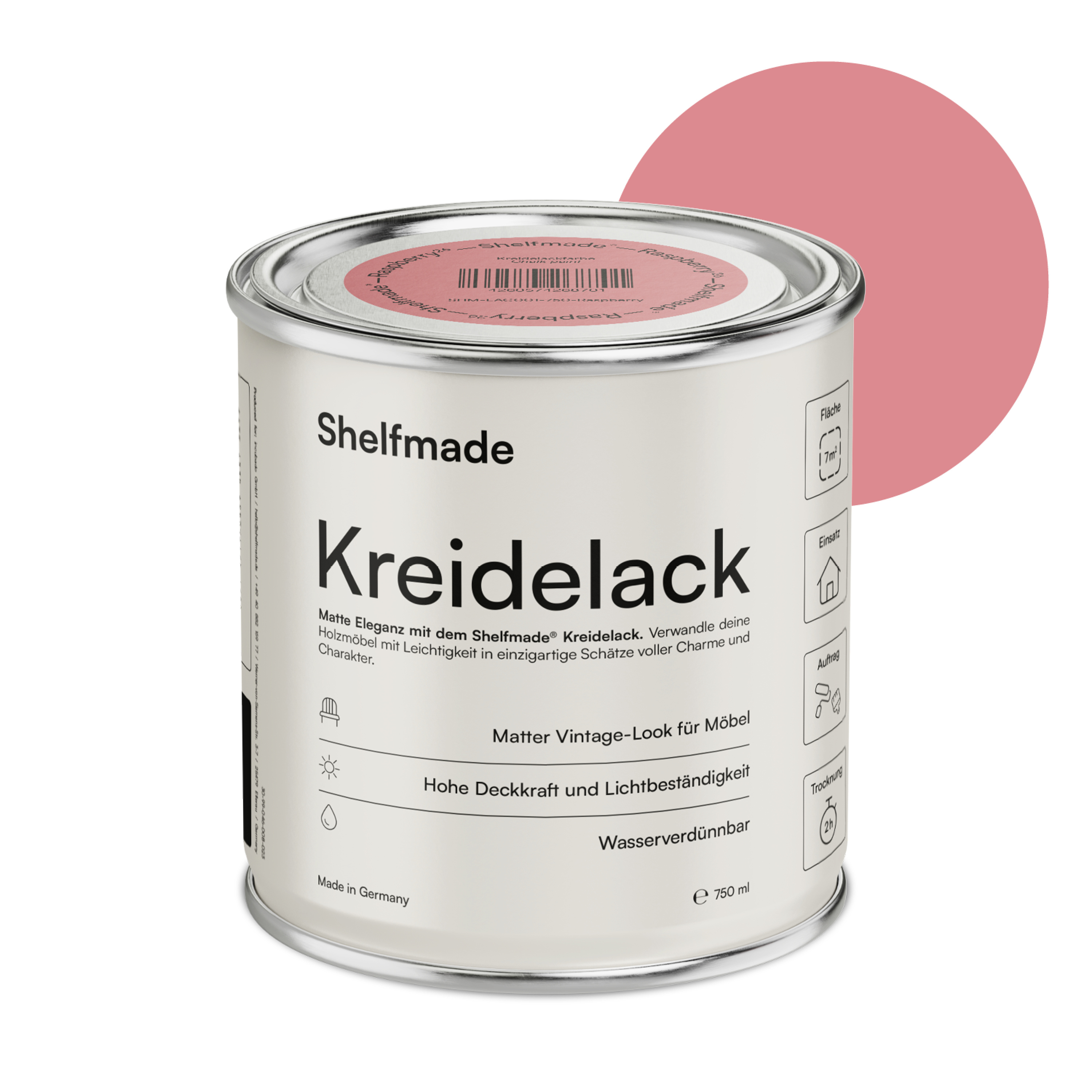 shelfmade Kreidefarbe Möbel Shabby Chic Holzlack DIY - Chalk Paint matter Look