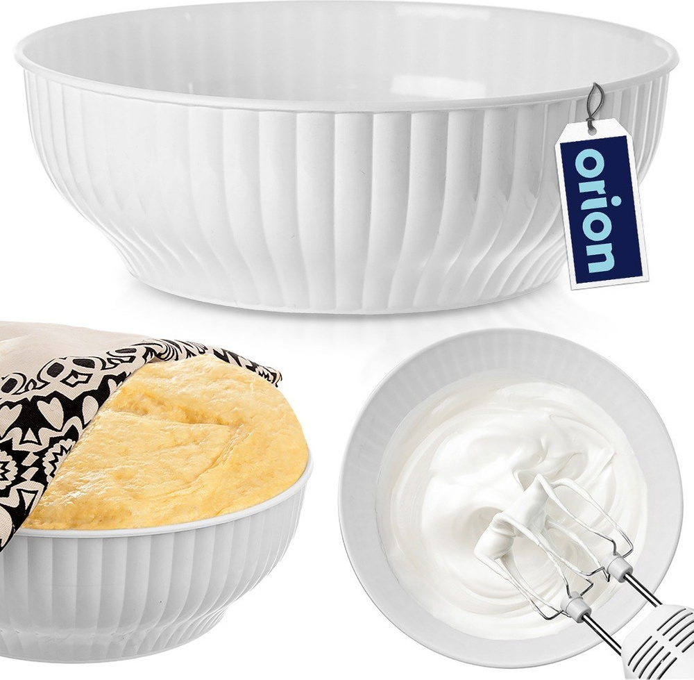 Orion Küchenschüssel Küchenschale Schüssel Schale weiß 24 cm 2,5 L